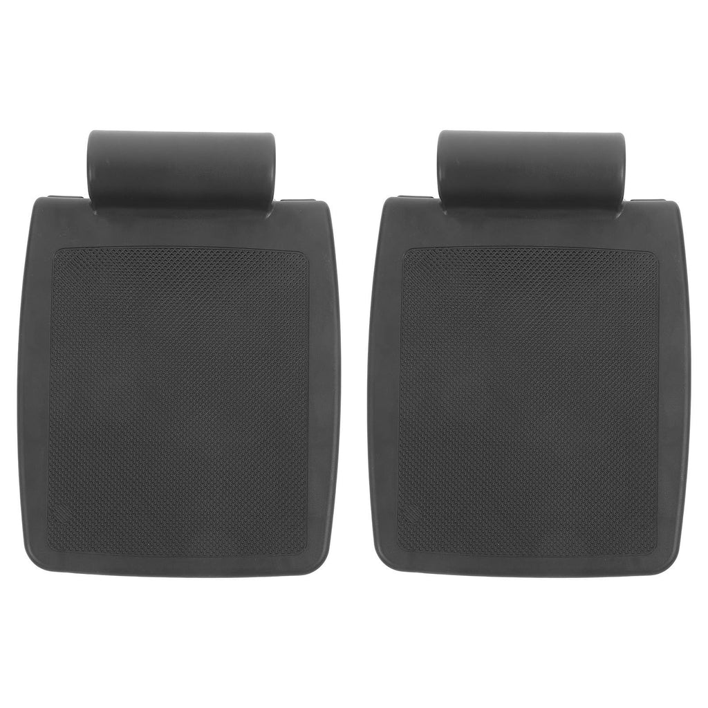2pcs Black Non-Slip Wheelchair Footrest Replacement Pads D560