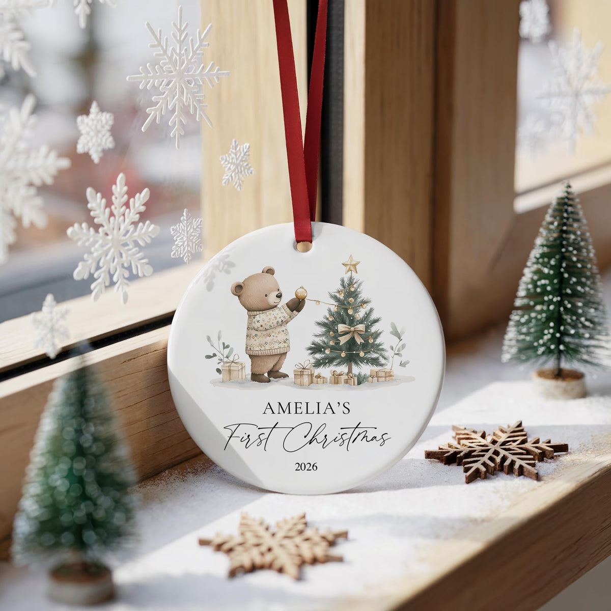 Baby's First Christmas Ornament 2026 A7937