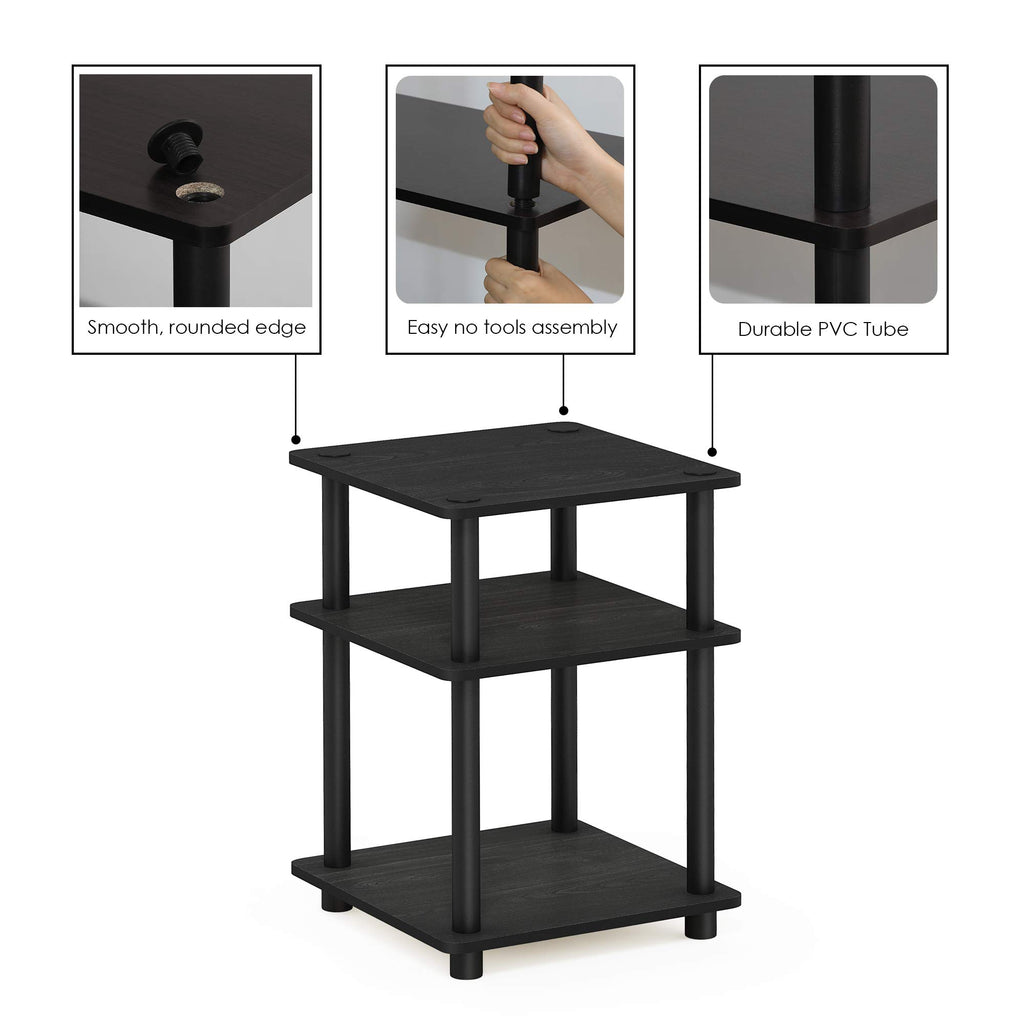 3-Tier Square Side Table A809