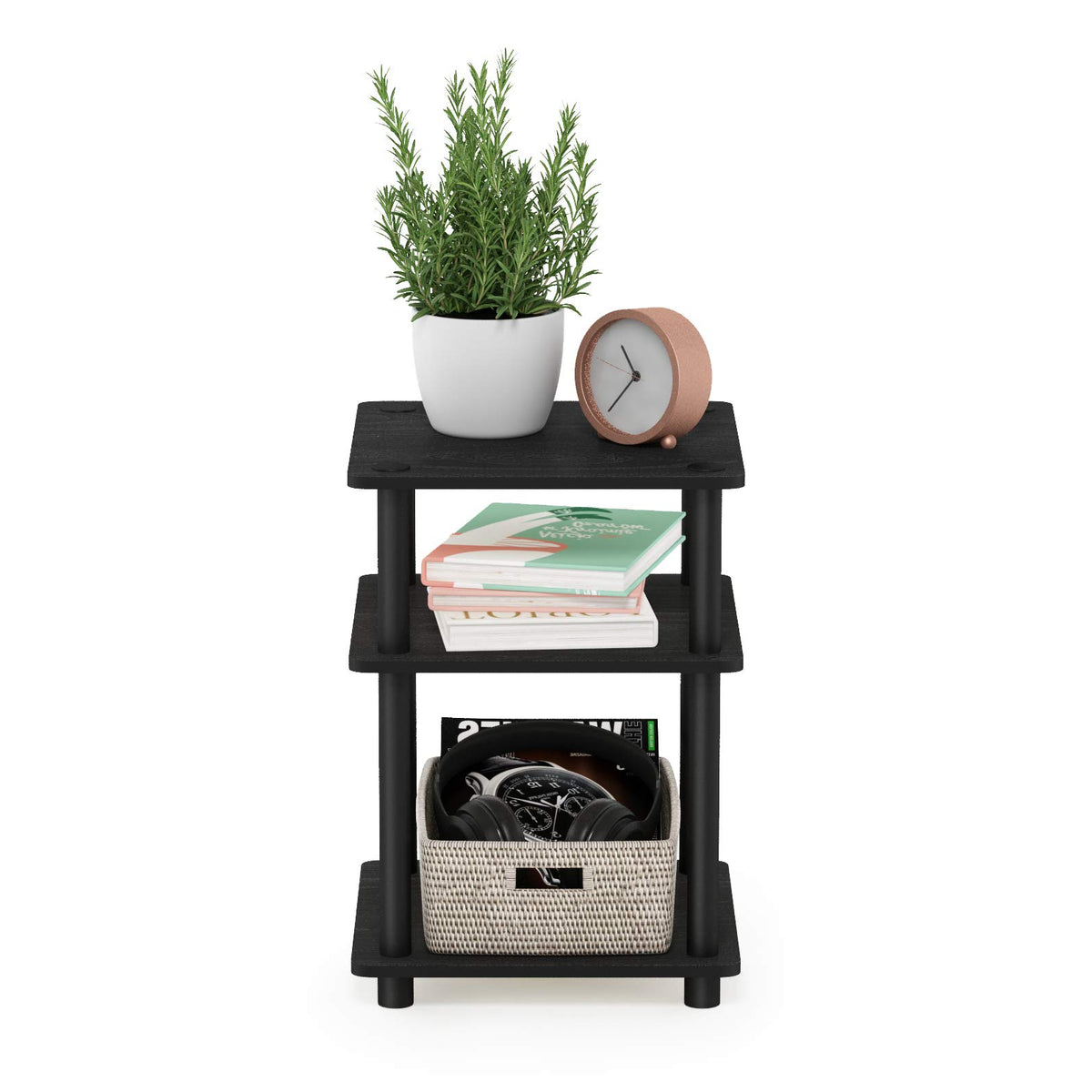 3-Tier Square Side Table A809
