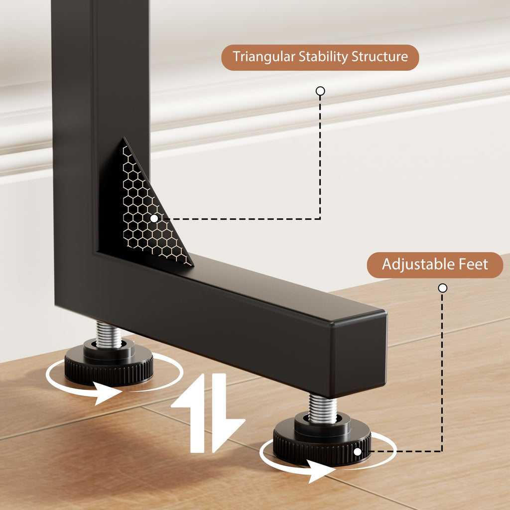 2 Pack Narrow Console Table with Power Outlets C405004