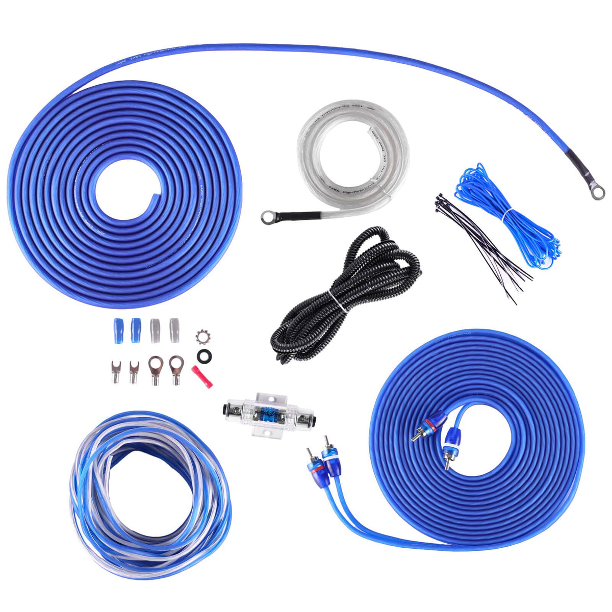 8 Gauge OFC Amplifier Installation Wiring Kit A952