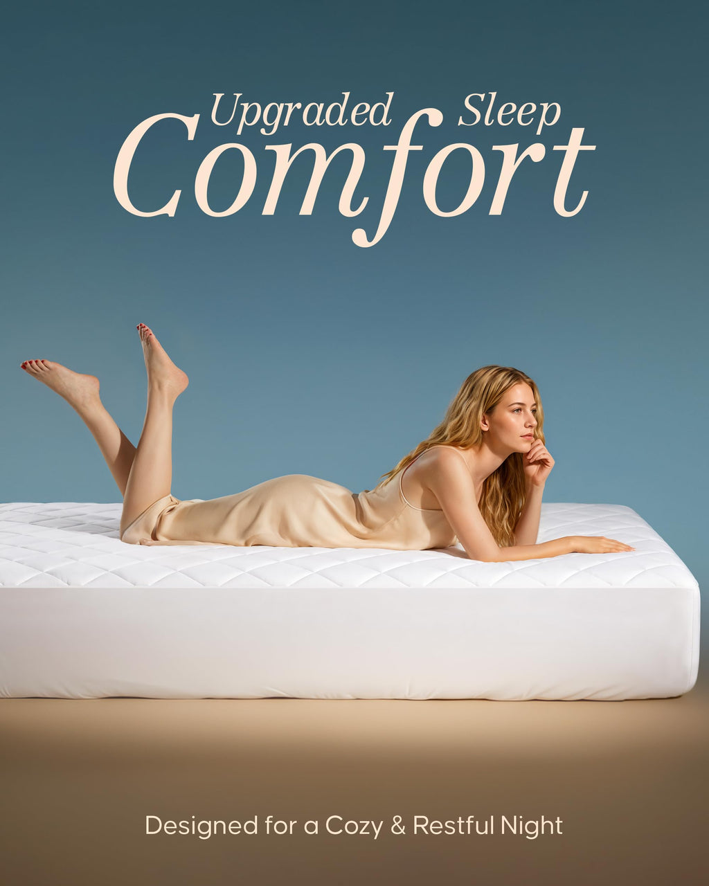 Quilted Mattress Pad with 16" Deep Pocket A457344