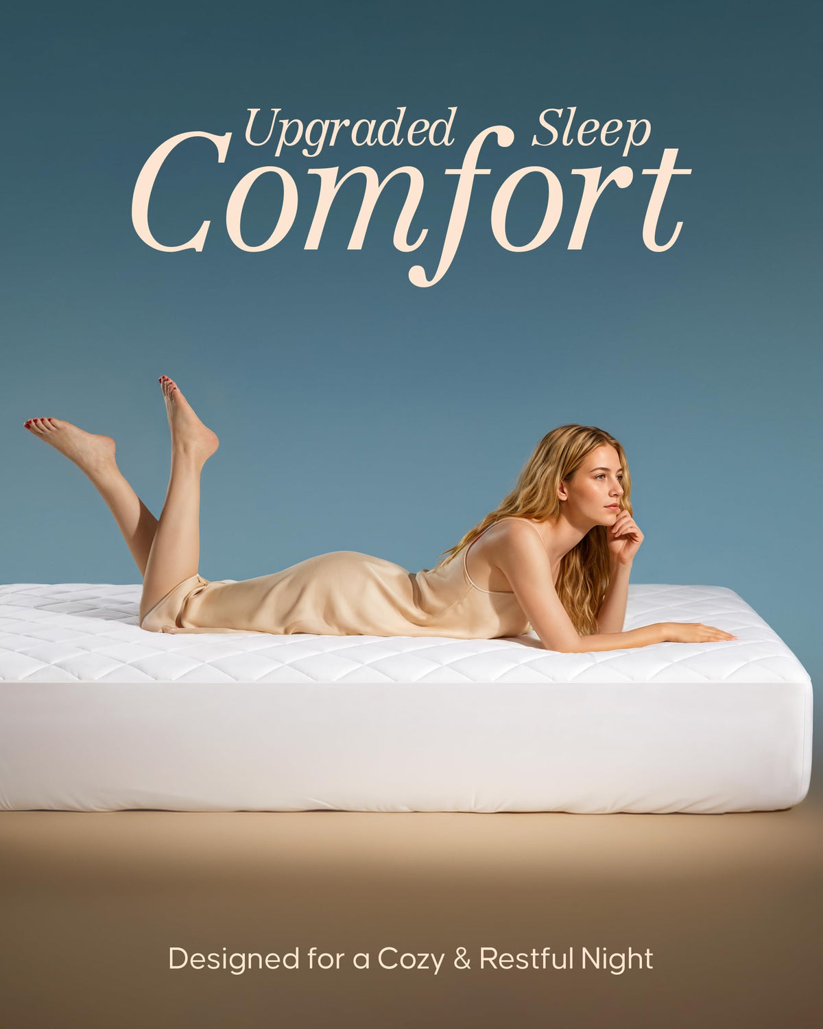 Quilted Mattress Pad with 16" Deep Pocket A457344