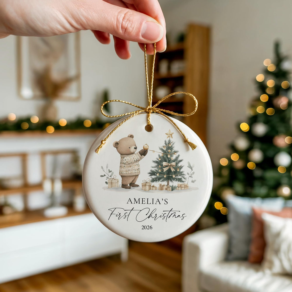 Baby's First Christmas Ornament 2026 A7937
