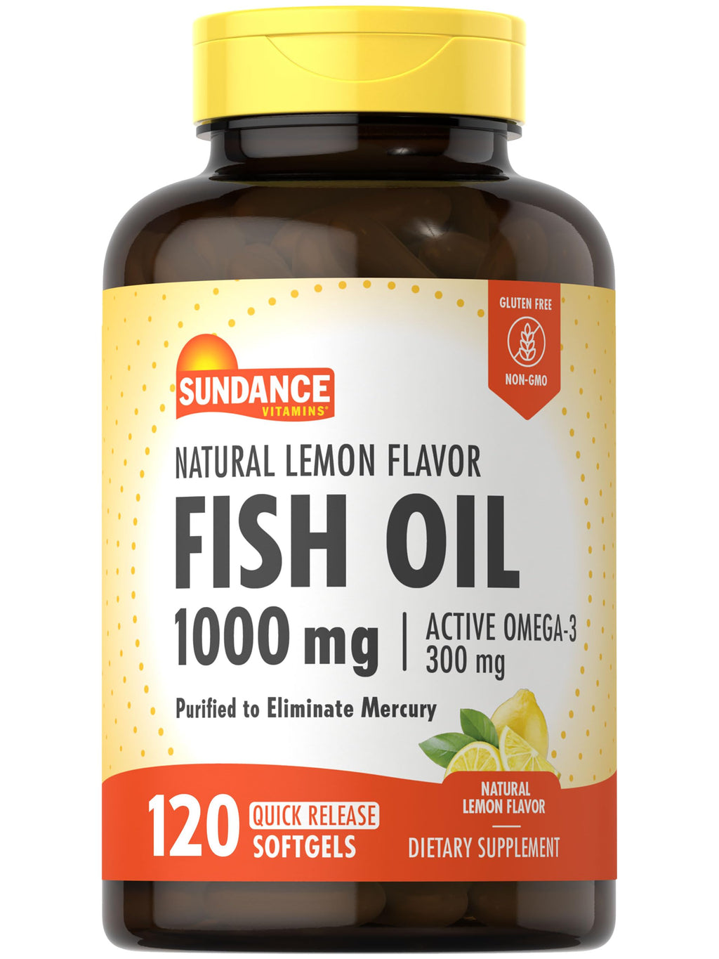 Fish Oil Softgels 1000mg 120 Count N196222