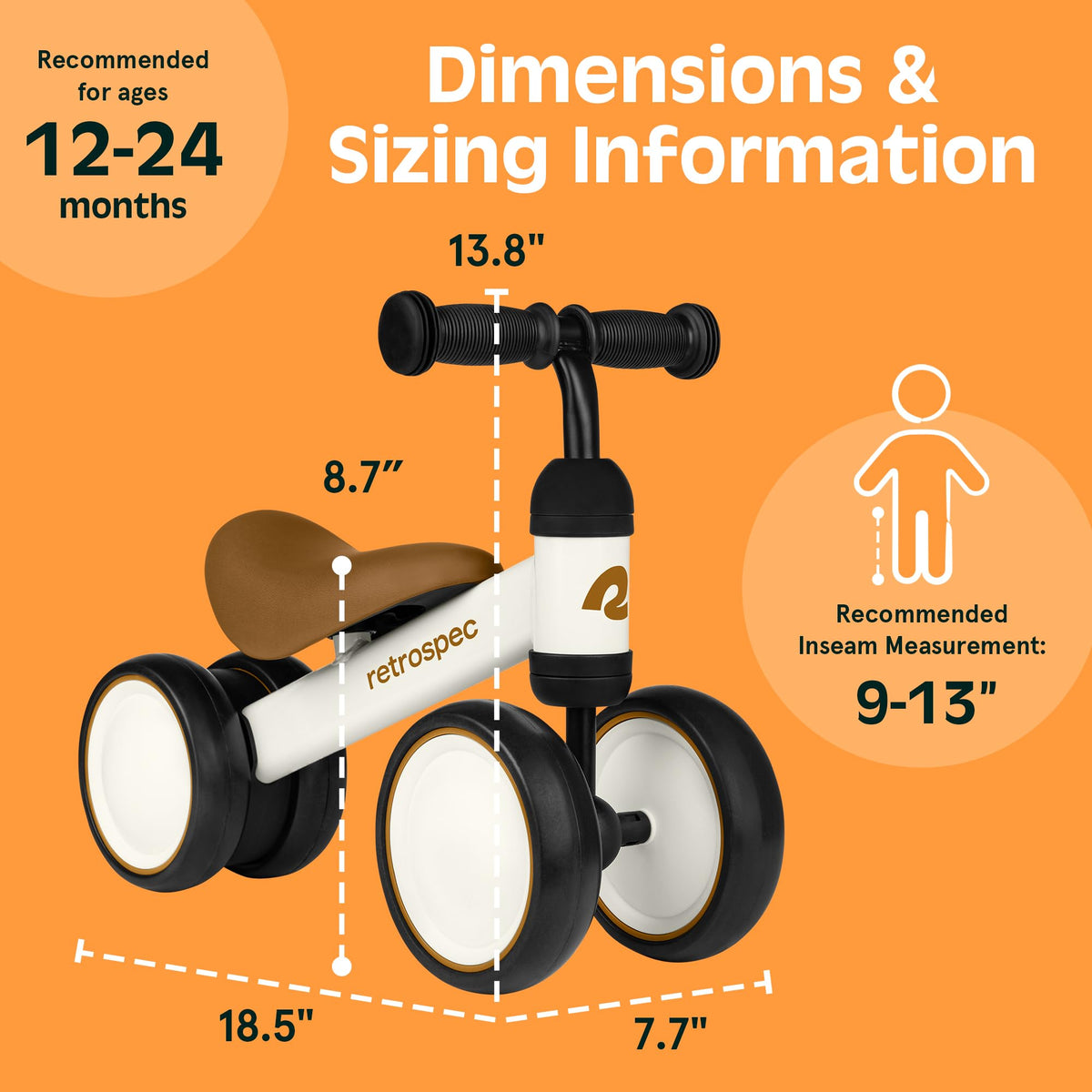 4-Wheel Baby Balance Bike J29699