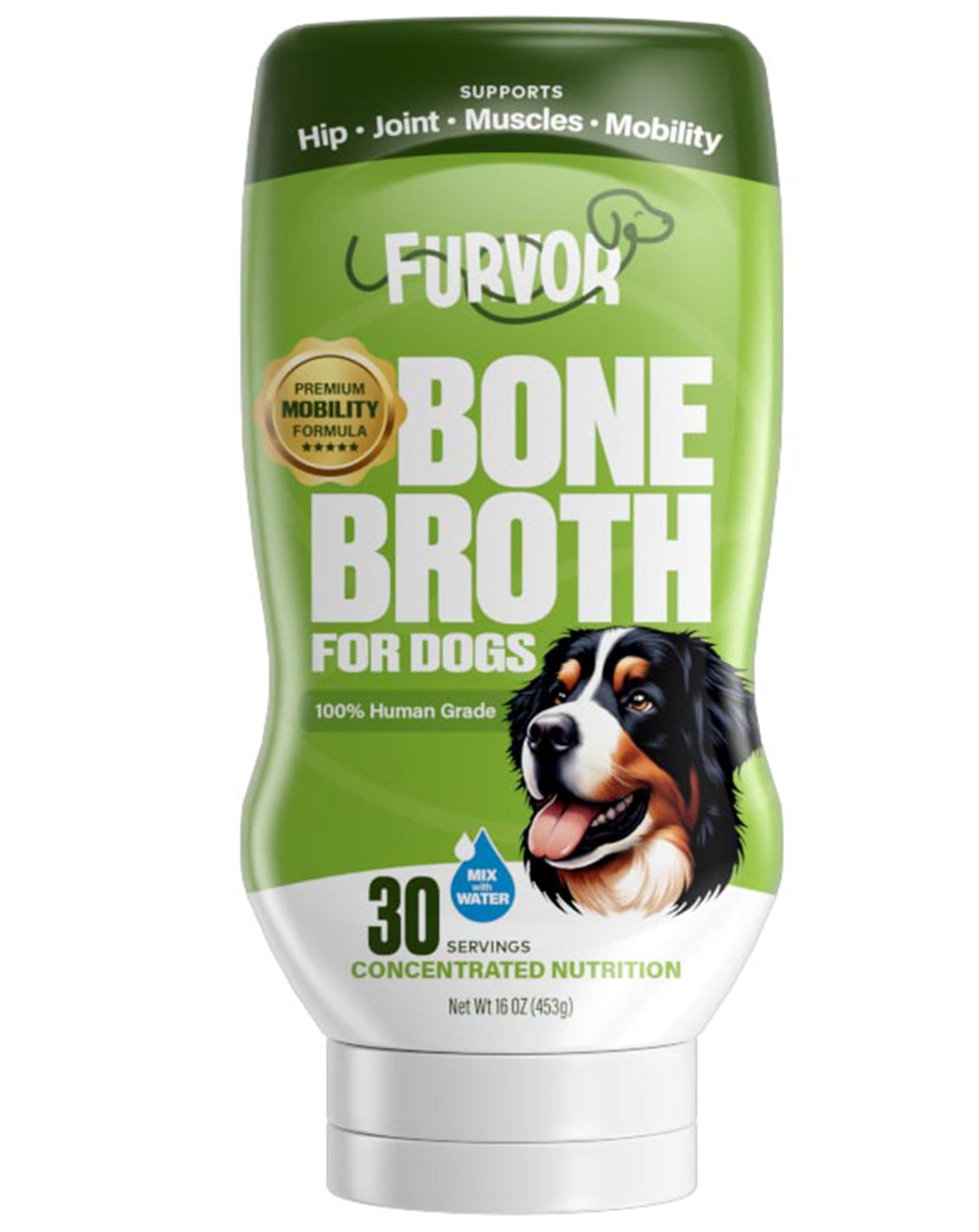 Beef Bone Broth Concentrate for Dogs, 16 oz V35802