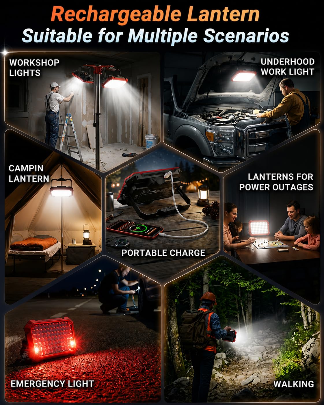 Portable LED Work Light V872658