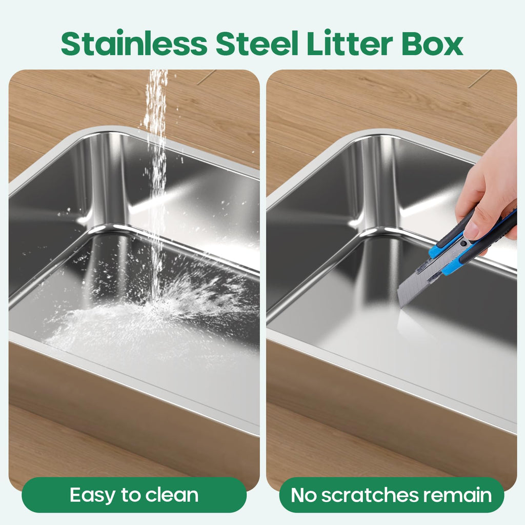 Stainless Steel Cat Litter Box Z2347