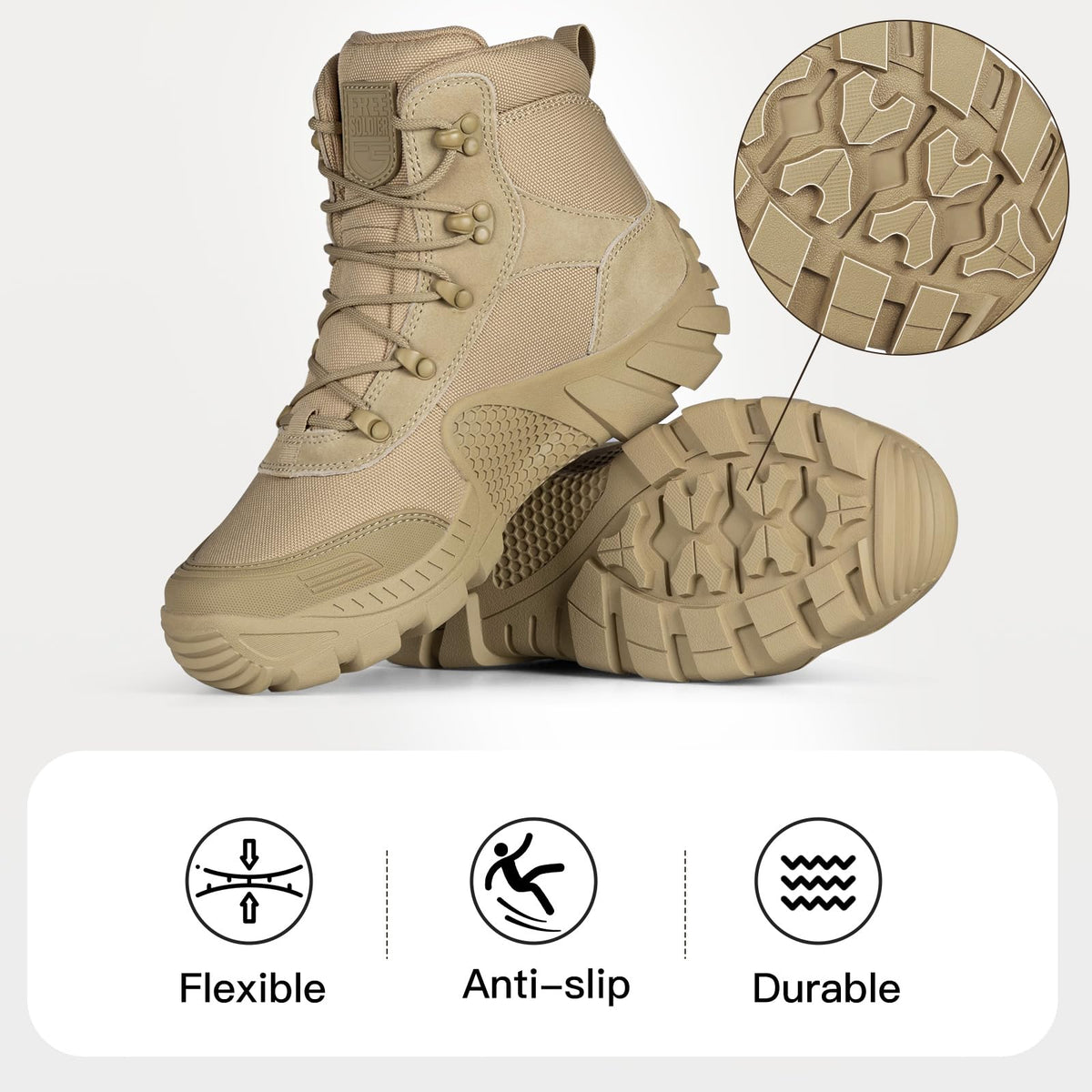 Waterproof Lightweight Tactical Work Boots C3431
