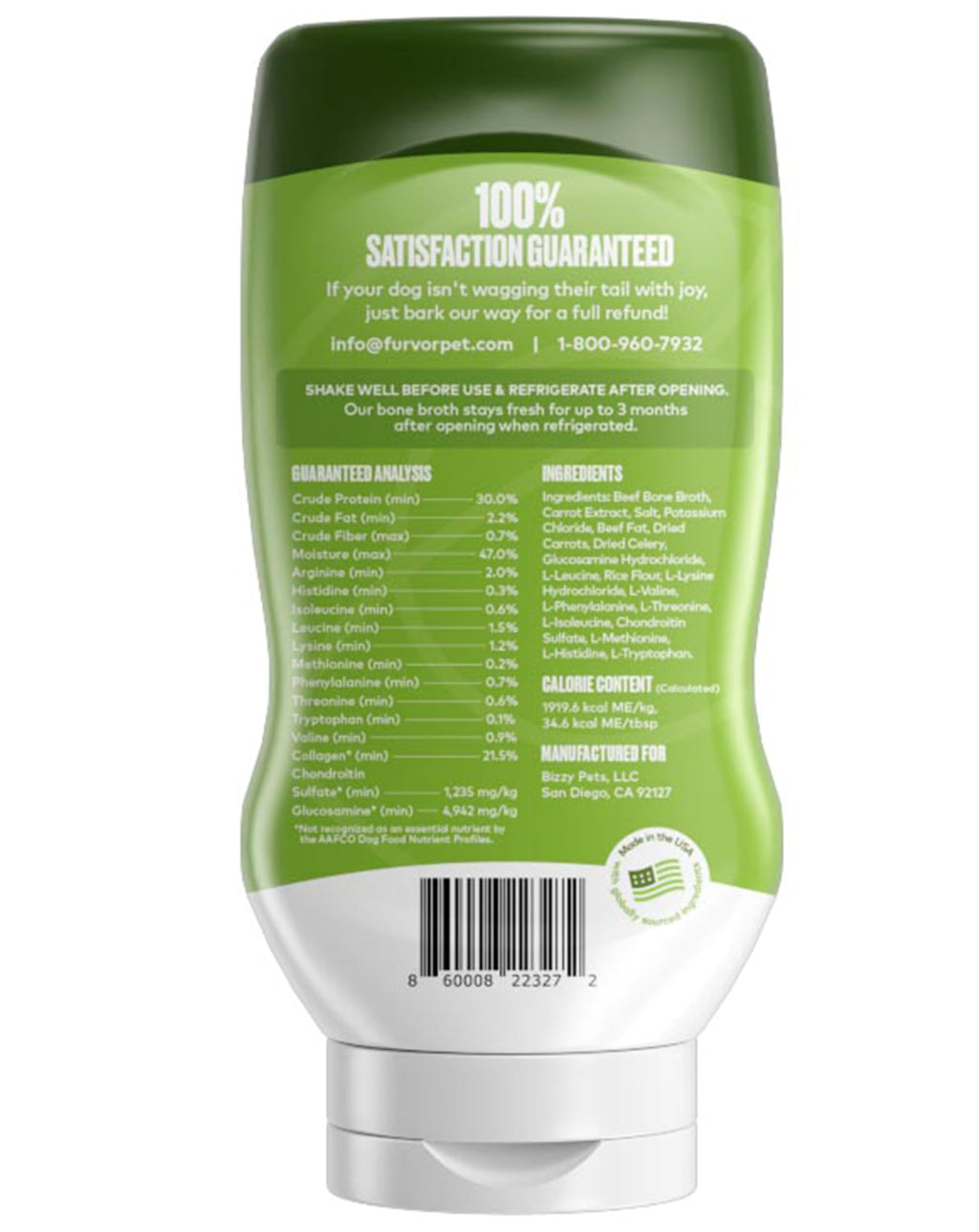 Beef Bone Broth Concentrate for Dogs, 16 oz V35802