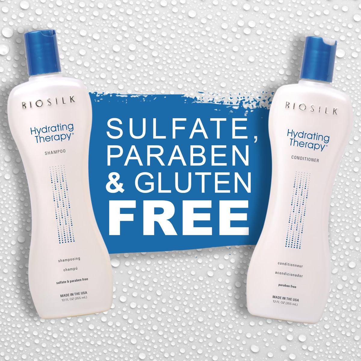Hydrating Shampoo & Conditioner 12 Oz 2 Count B294