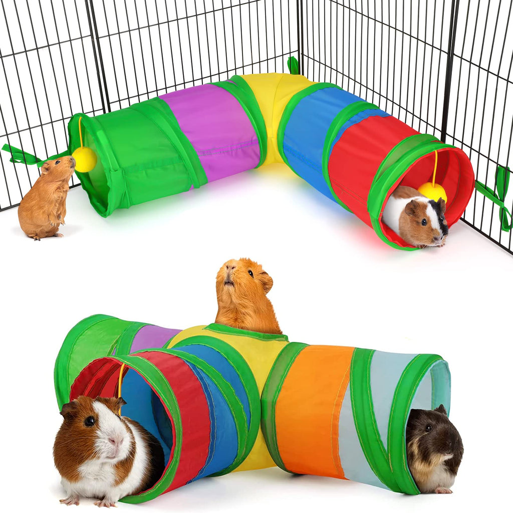 Guinea Pig Tunnels & Tubes Collapsible Small Animal Hideout T363429
