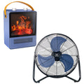 20 Inch High Velocity Floor Fan and 1500W Portable Electric Heater O6595