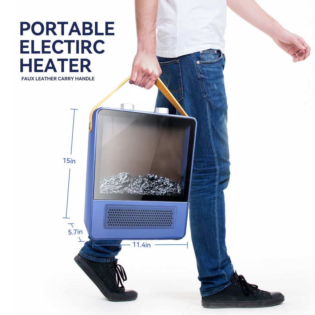 20 Inch High Velocity Floor Fan and 1500W Portable Electric Heater O6595