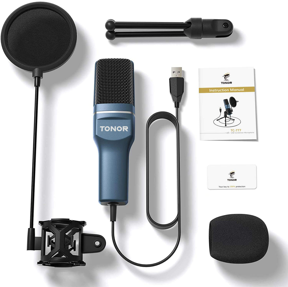 USB Microphone and Microphone Arm Stand M454810
