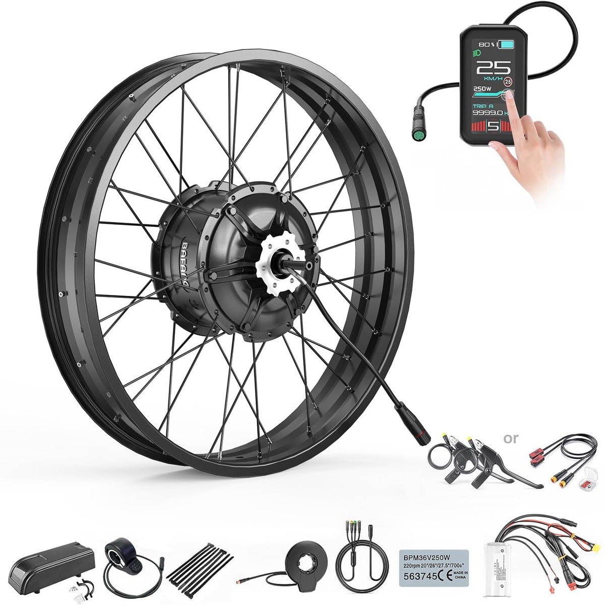 20" 26" 1000W Fat Tire Ebike Conversion Kit A99351