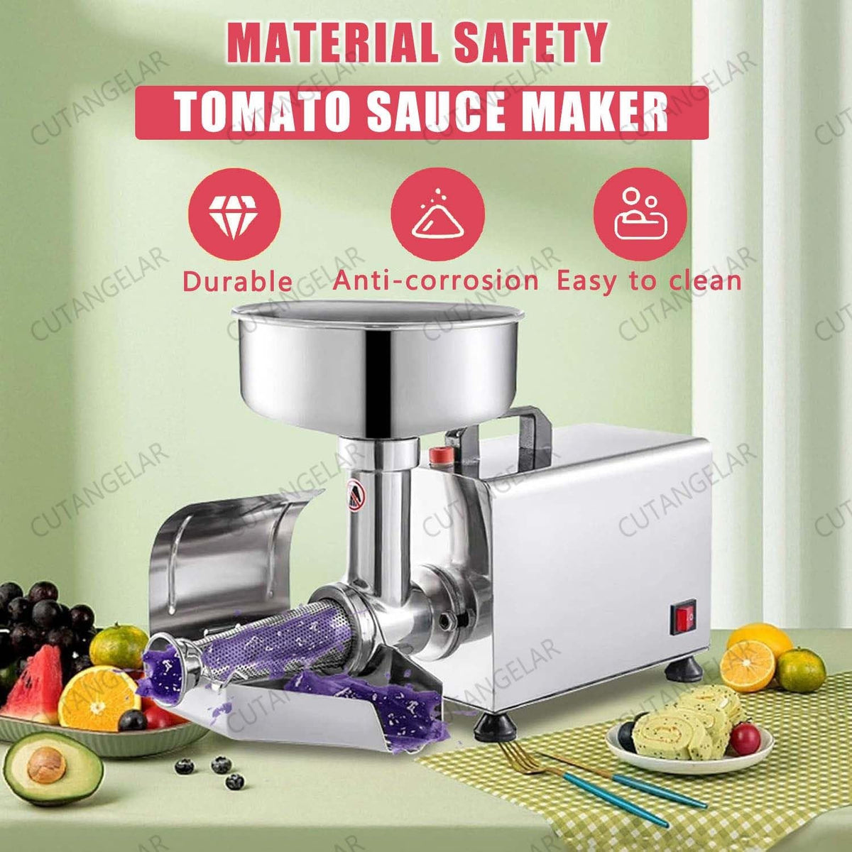 450W Large Capacity Stainless Steel Jam Machine I2698