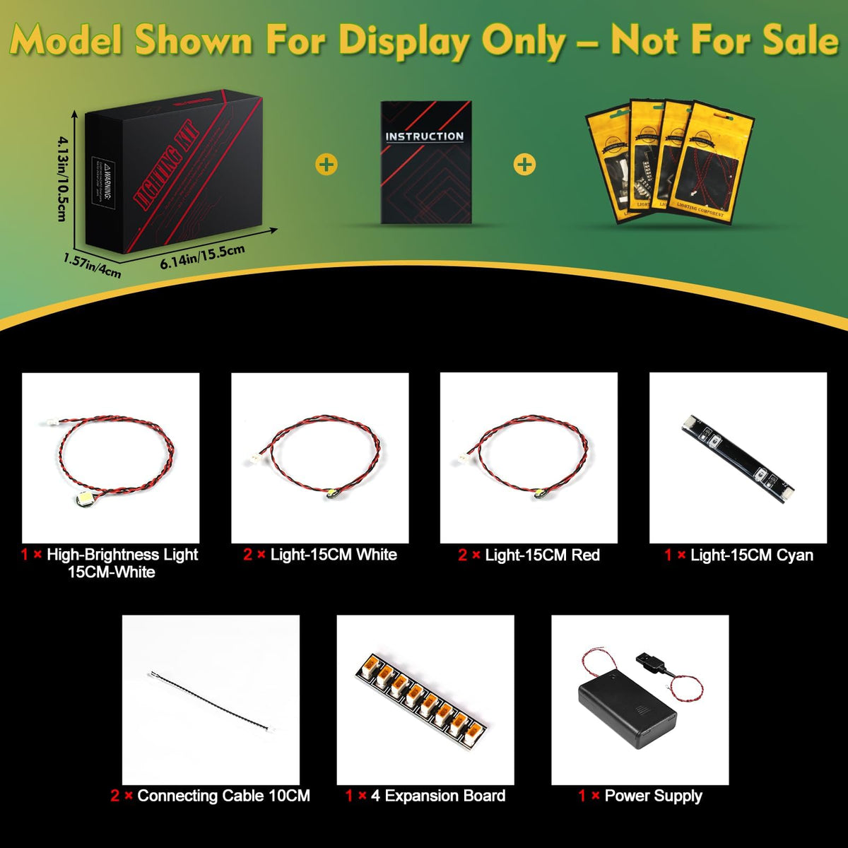 LED Light Kit Compatible with Building Set U614343
