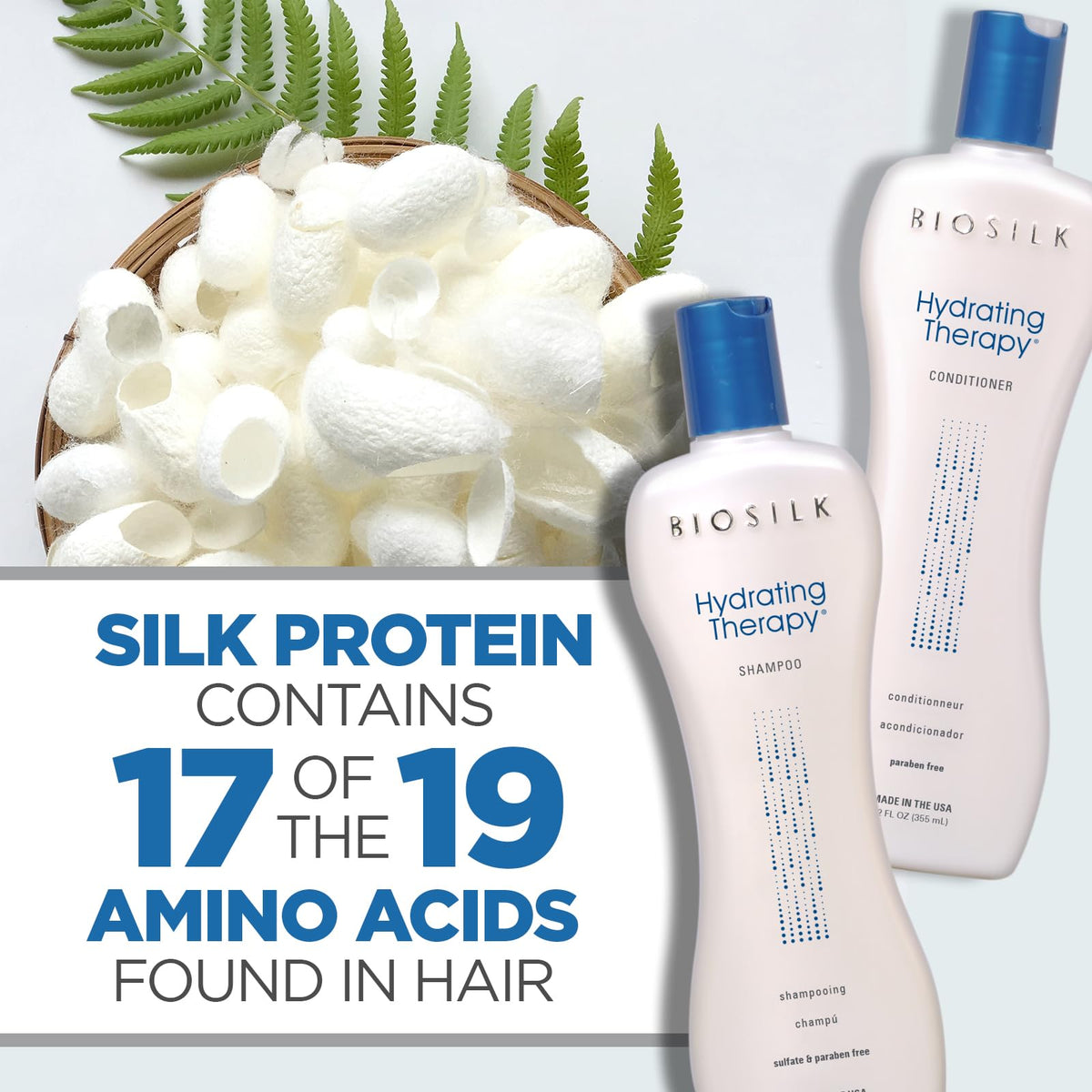 Hydrating Shampoo & Conditioner 12 Oz 2 Count B294