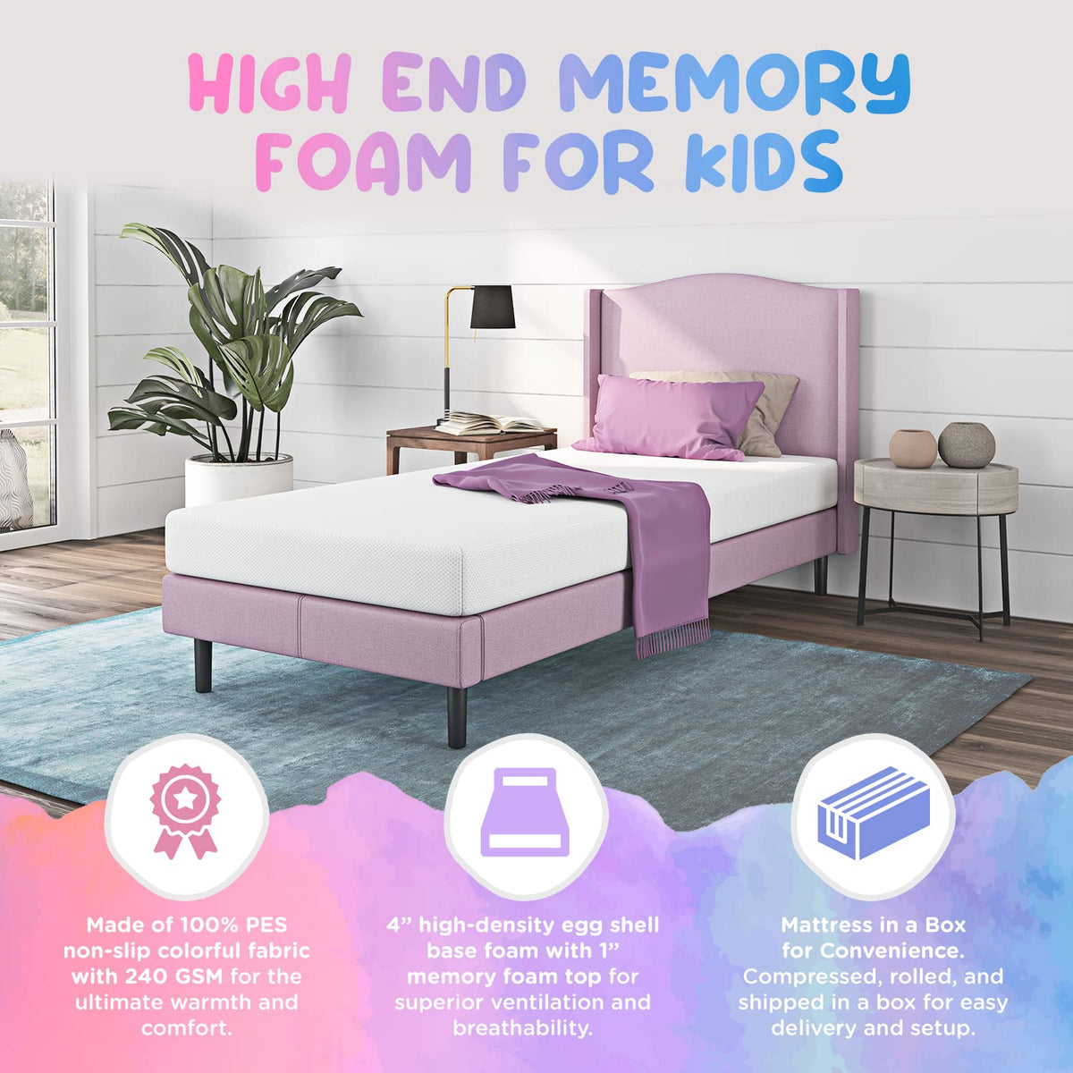 5 Inch Memory Foam Twin Mattress R8624