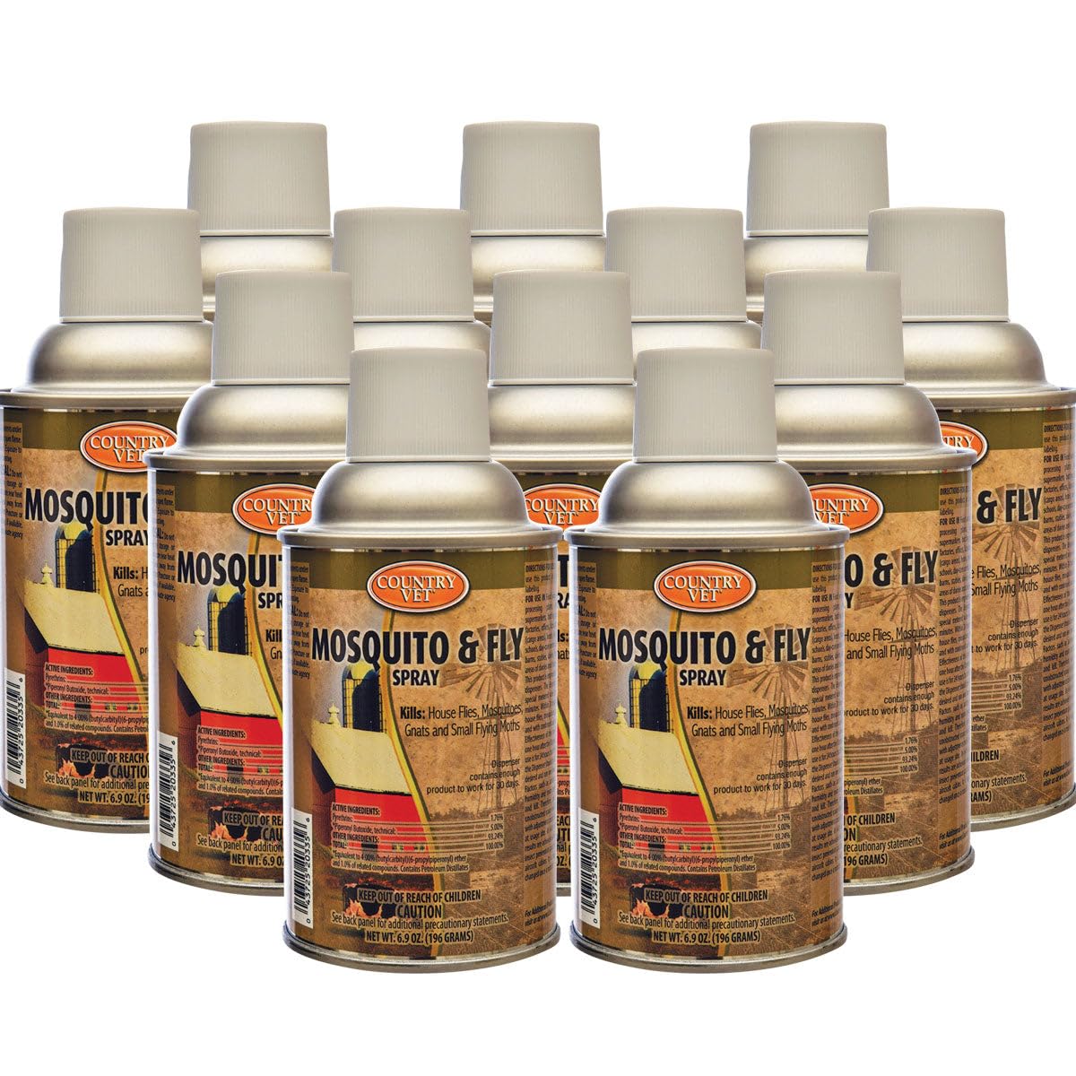 Metered Mosquito and Fly Spray 6.4 oz Case of 12 E69175
