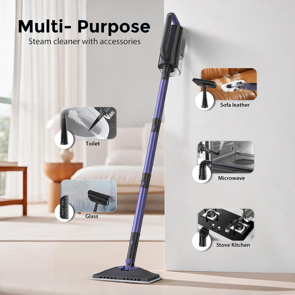 6-in-1 Lightweight Steam Mop with 23FT Cable N919