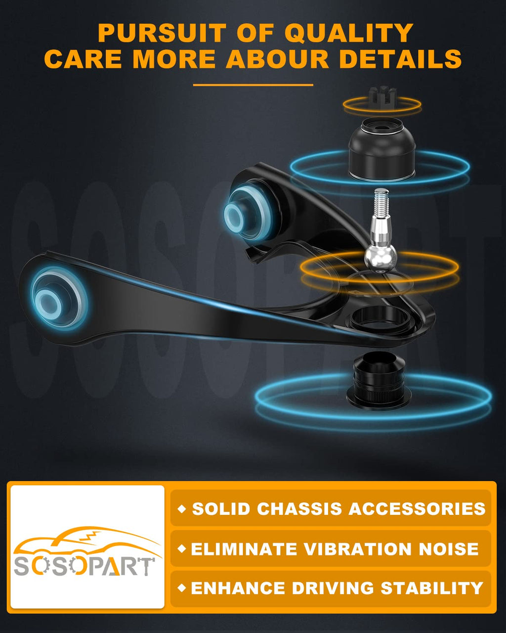 Suspension Kit Control Arm Replacement Q79053