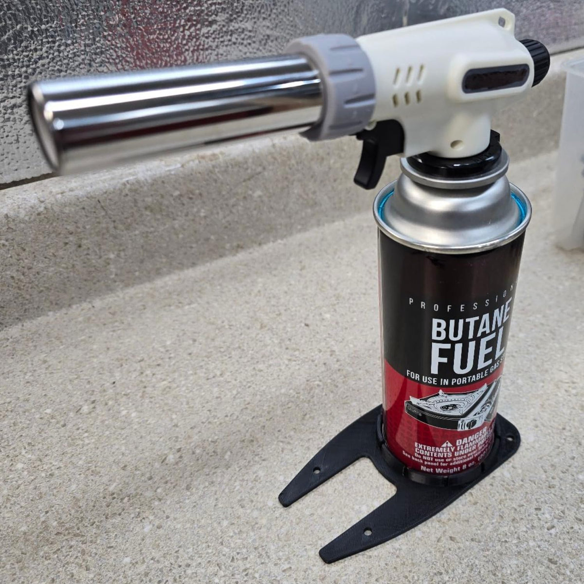 Butane Torch Holder Stabilizer Stand for 8 oz Butane Fuel Cans P2590
