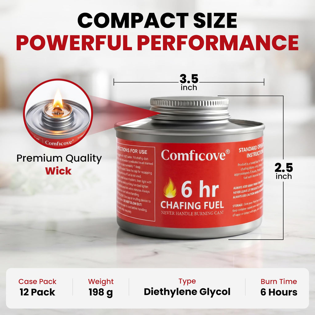 6 Hour Chafing Fuel Cans 12 Pack P627