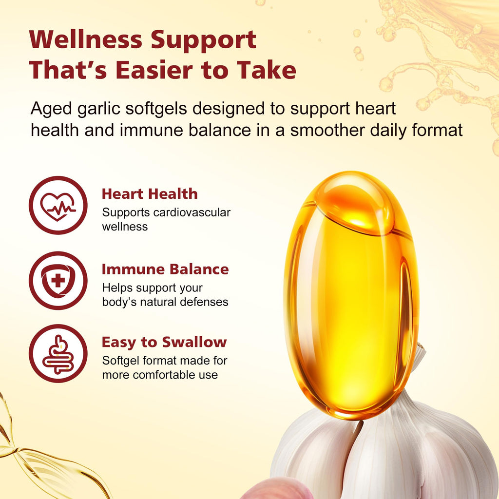 Odorless Garlic Extract 500 mg Softgels U3092