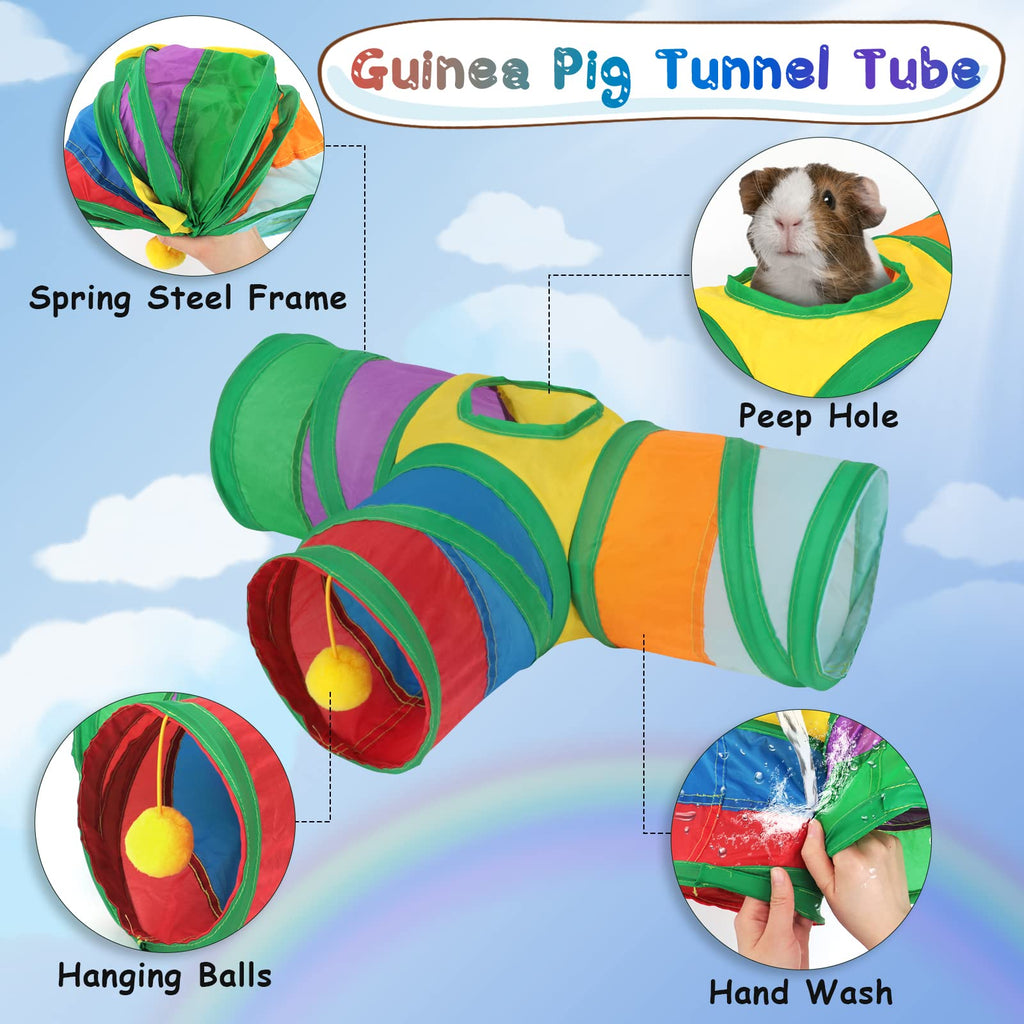 Guinea Pig Tunnels & Tubes Collapsible Small Animal Hideout T363429