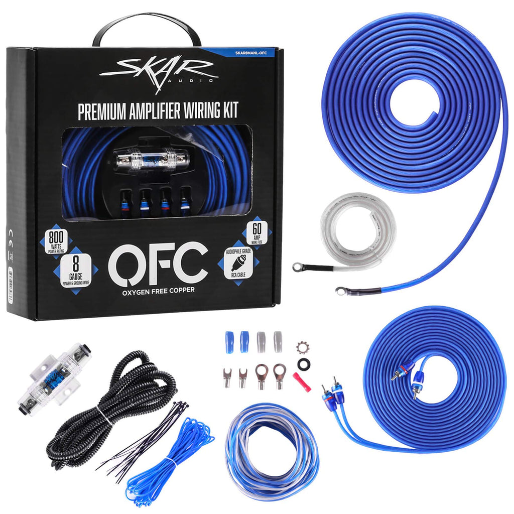 8 Gauge OFC Amplifier Installation Wiring Kit A952