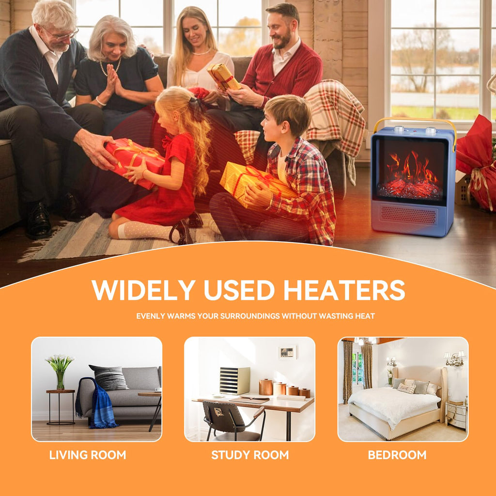20 Inch High Velocity Floor Fan and 1500W Portable Electric Heater O6595