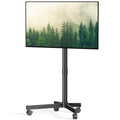 Rolling TV Stand with Locking Wheels, Black E773
