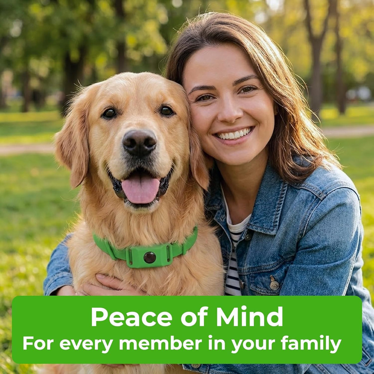 Green Dog Tag A6685