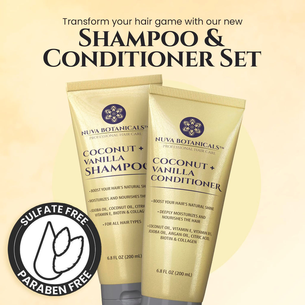 Coconut Shampoo & Conditioner Set 6.8 oz X667