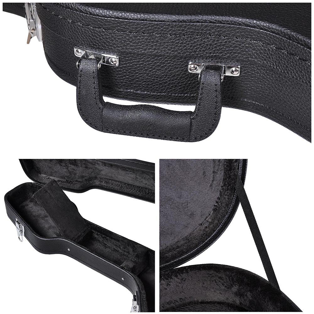 40" Hard Shell Electric Guitar Case with Plush Interior P7188