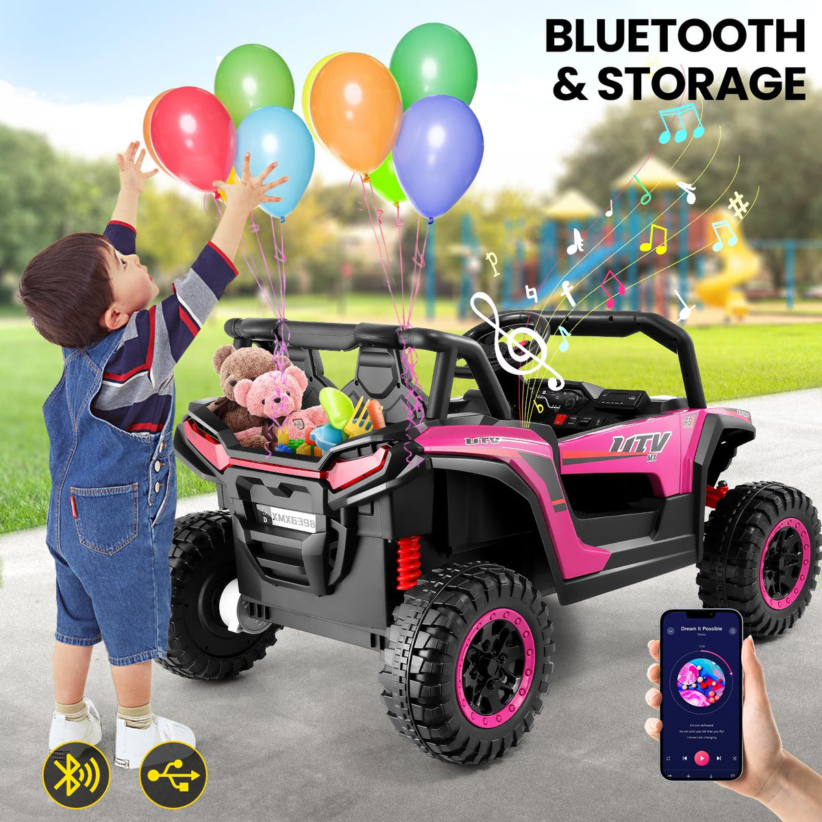 24V Pink Ride on Toy S86597