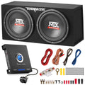 Dual 12" Subwoofers Loaded Enclosure with Amp & Wiring Kit N78298