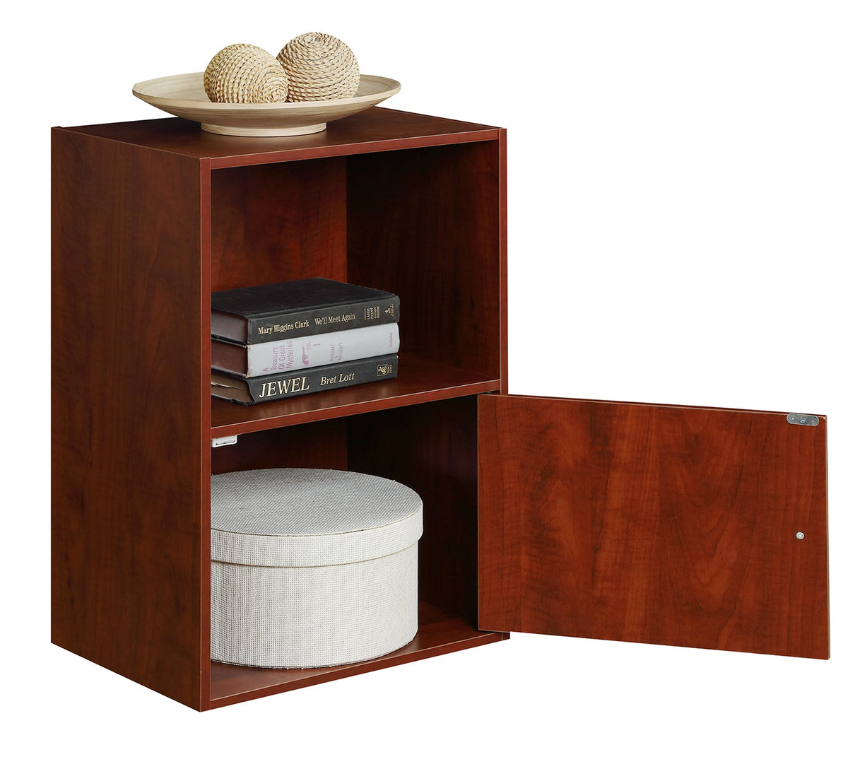 Cherry 1-Door Storage Cabinet G445