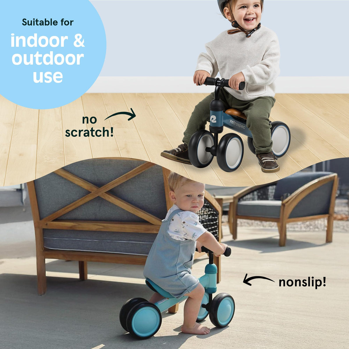 4-Wheel Baby Balance Bike J29699