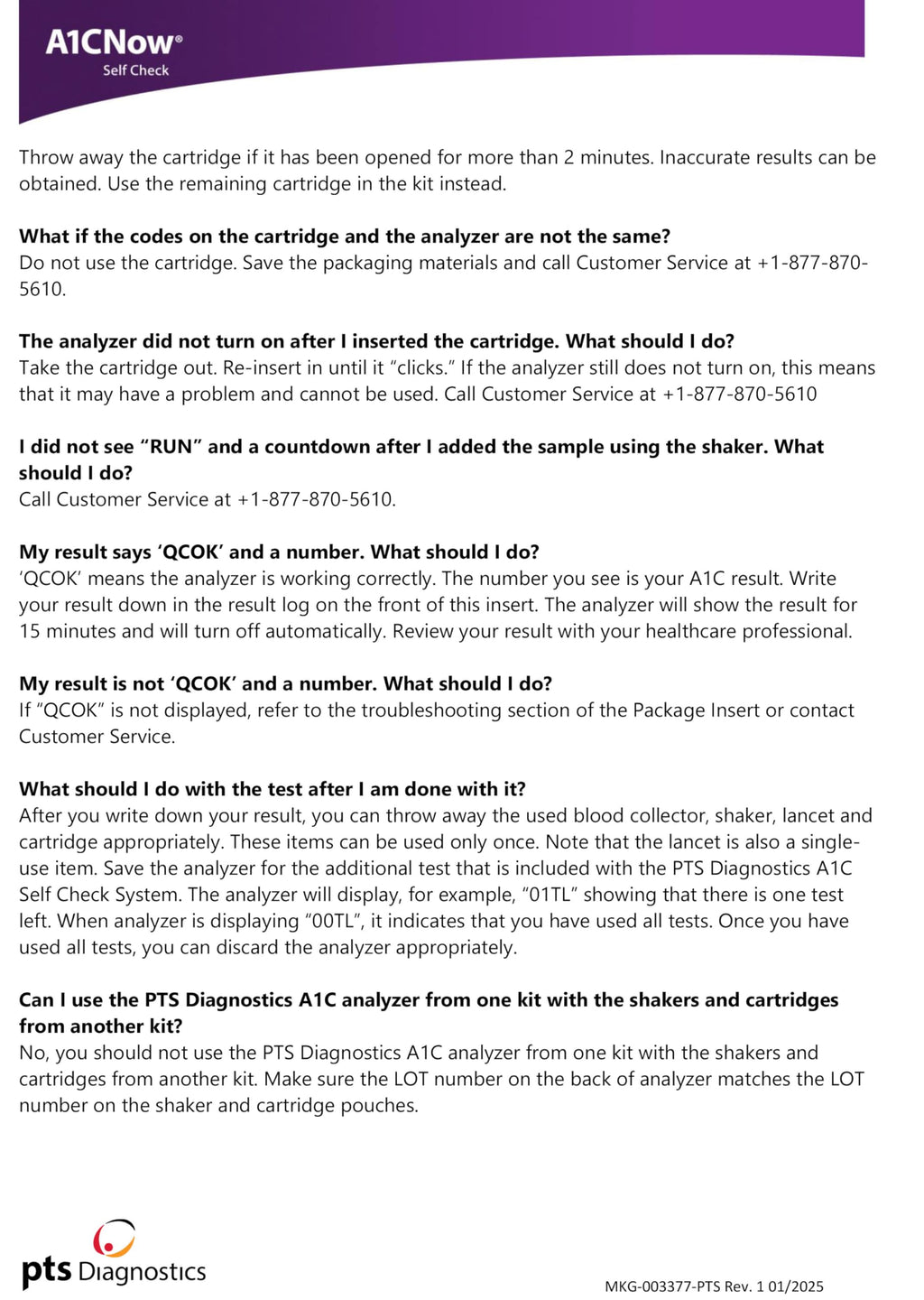 A1C Home Test Z570