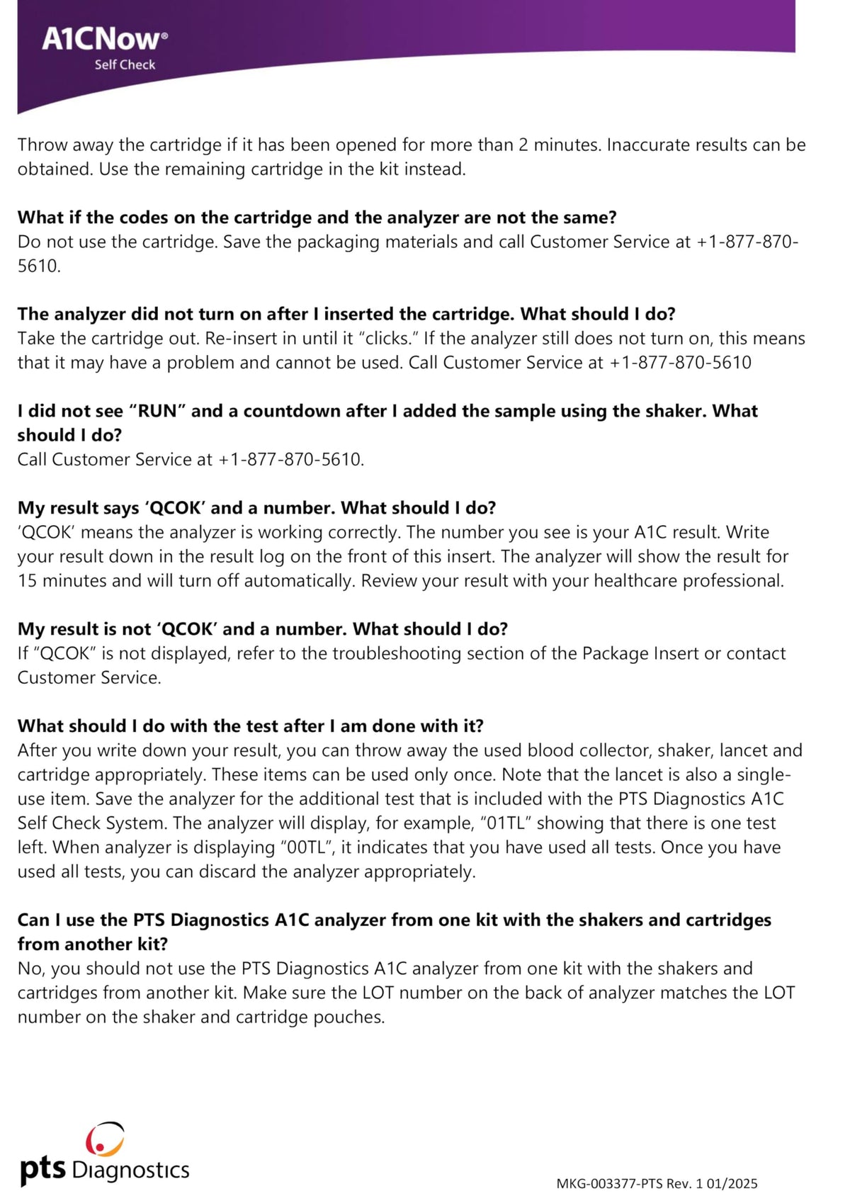 A1C Home Test Z570