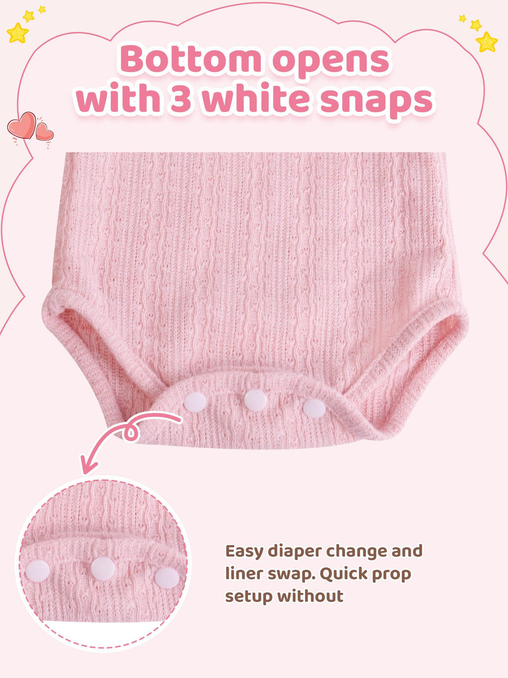 Pink Baby Doll Clothes 17-20 Inches V57297