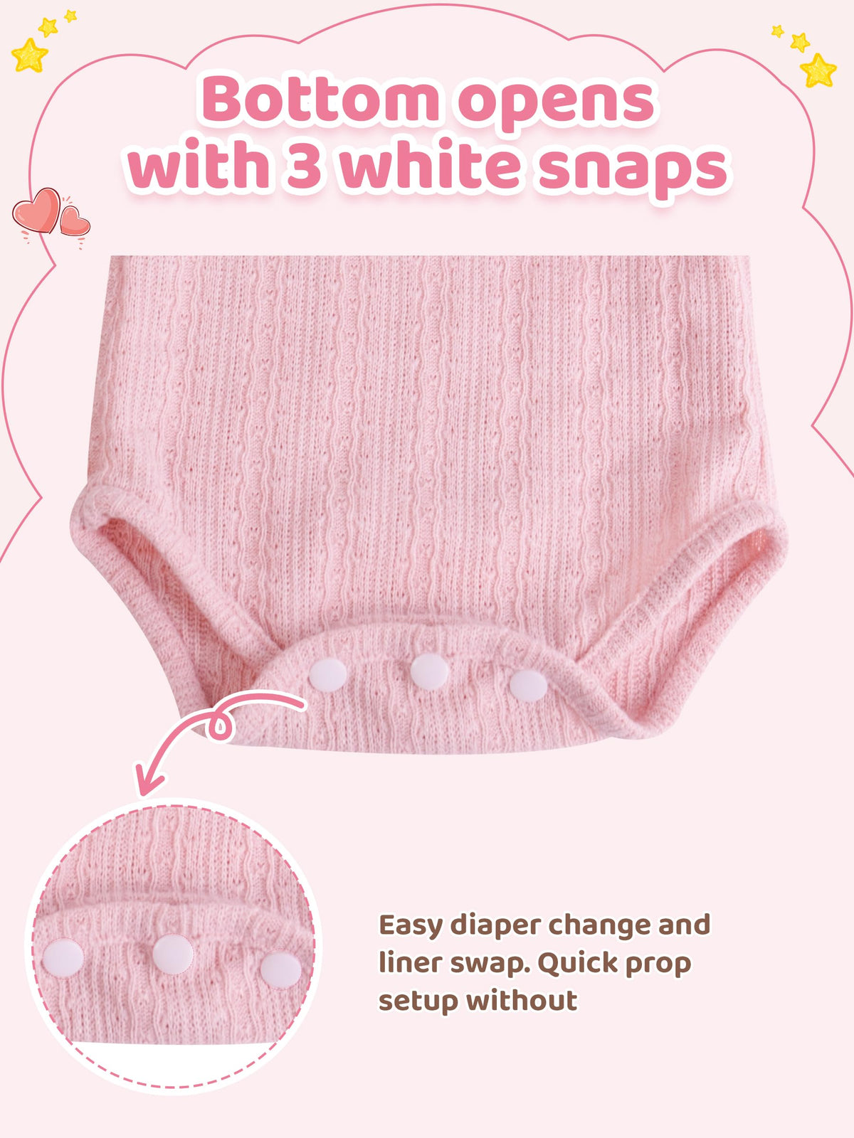 Pink Baby Doll Clothes 17-20 Inches V57297