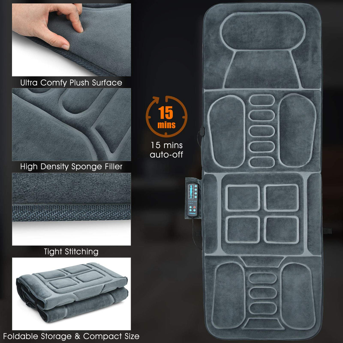 Full Body Massage Mat with Heat M230