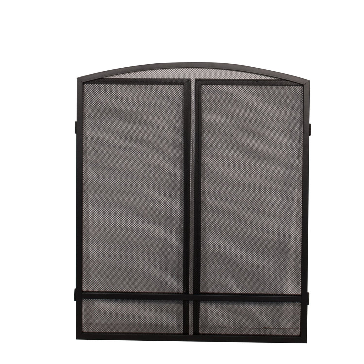 3-Panel Arch Screen with Double Bar D897692