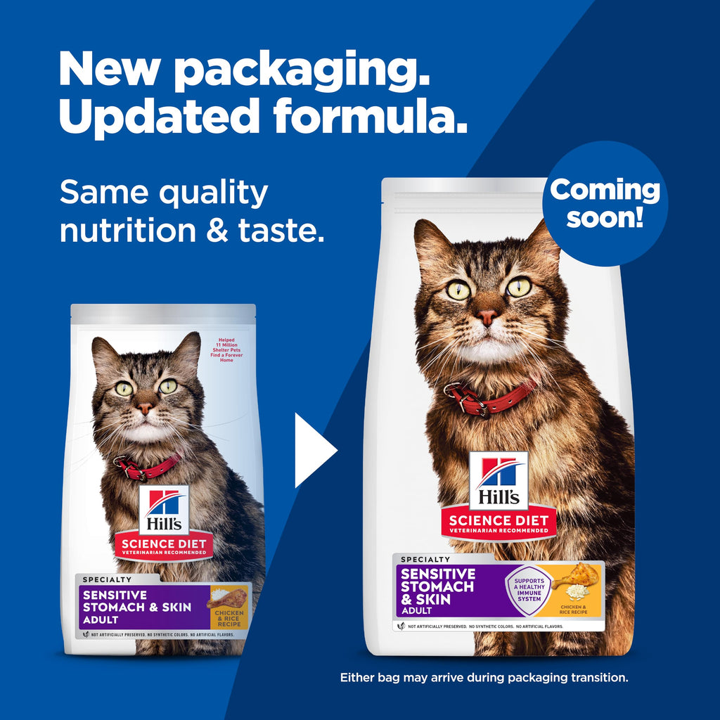 Sensitive Stomach & Skin Dry Cat Food J9831